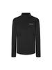 DISCOVERY EXPEDITION Freshvent Men'S Layered Mock Neck Long Sleeve T-Shirt (Black)