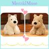 White/brown West Highland Terrier Plush Toy Pillow For Sleeping And Cuddling Great Birthday Gift For Boys And Girls