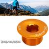 3pcs M19 Crank Cover Screws Rustproof High Accuracy Aluminum Alloy Bike Crank Cover Screws for Mountain Bike