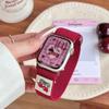 Cherry Magnetic Strap For Apple Watch S10 9 8 7 6 5 Nylon Cute Bracelet Band For Iwatch 44 38 42 46mm 49mm 45 40 41 Accessories