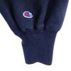 Long sleeve Remake fleece switching trainer Navy sweat Men's Used