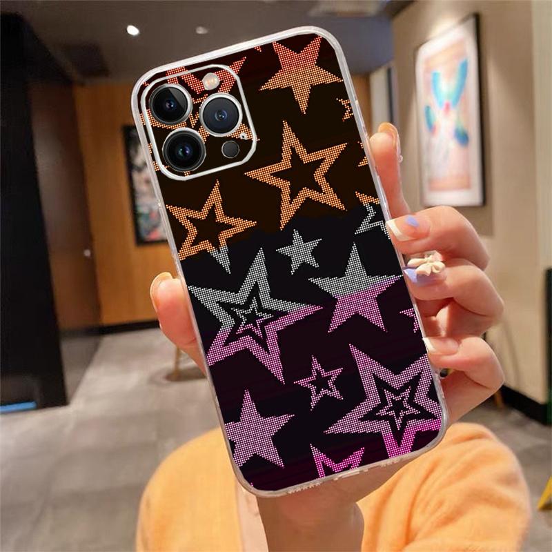 Phone Case Carcasa Funda For iPhone 17 Pro Max Air 16 15 14 13 Pro Max 15 16 Pro 15Plus 16E Star Art Case