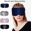Soft Padded Sleep Mask Imitation Silk Eyeshade Eye Shade Eyemask  Sleep