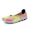 Large size hand-woven shoes flat bottom light breathable sandals sports and leisure single shoes tide
