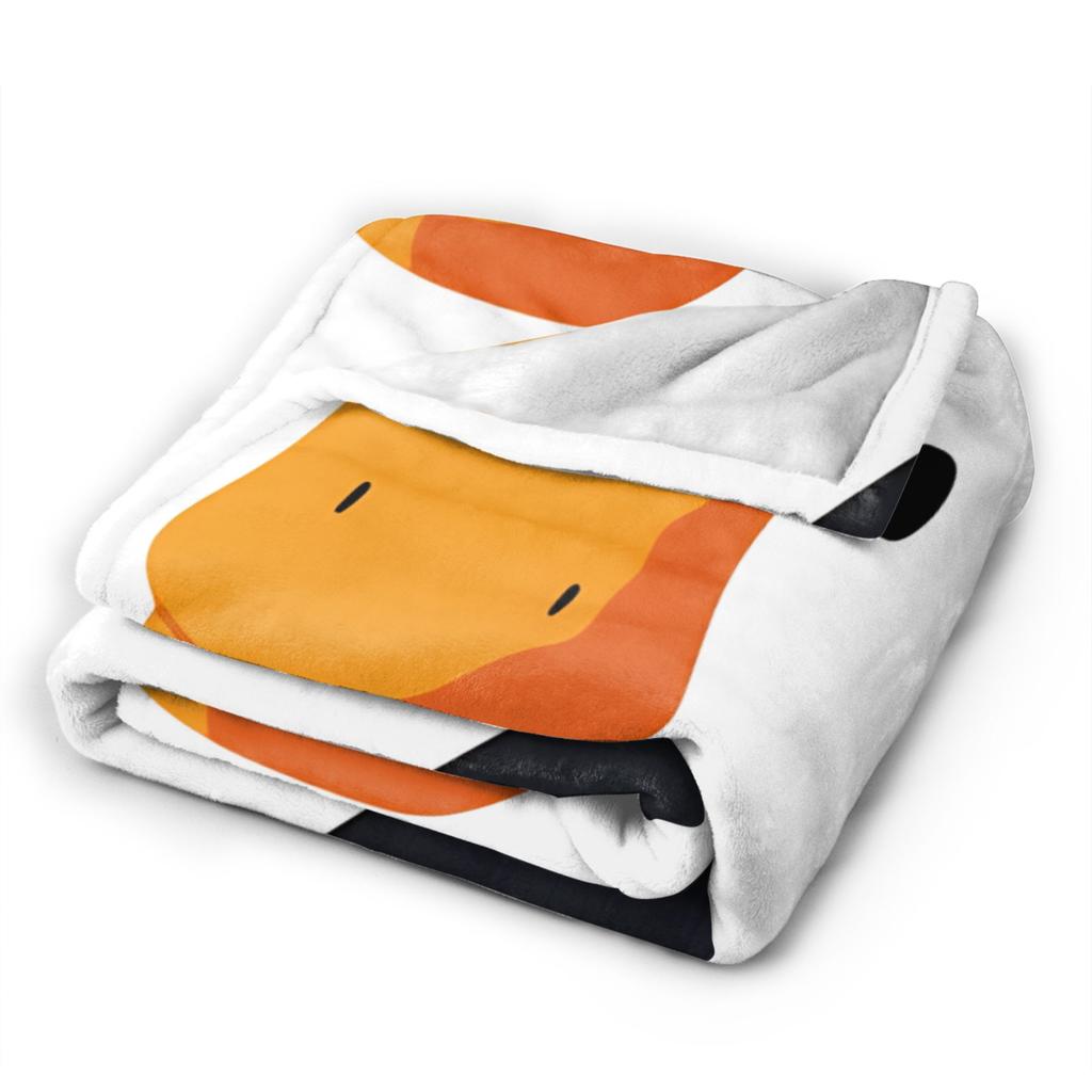 Super Warm Blankets Children Picnic Cute Cartoon Duck Bedding Throws Flannel Bedspread For Living Room Funny Sofa Bed Cover