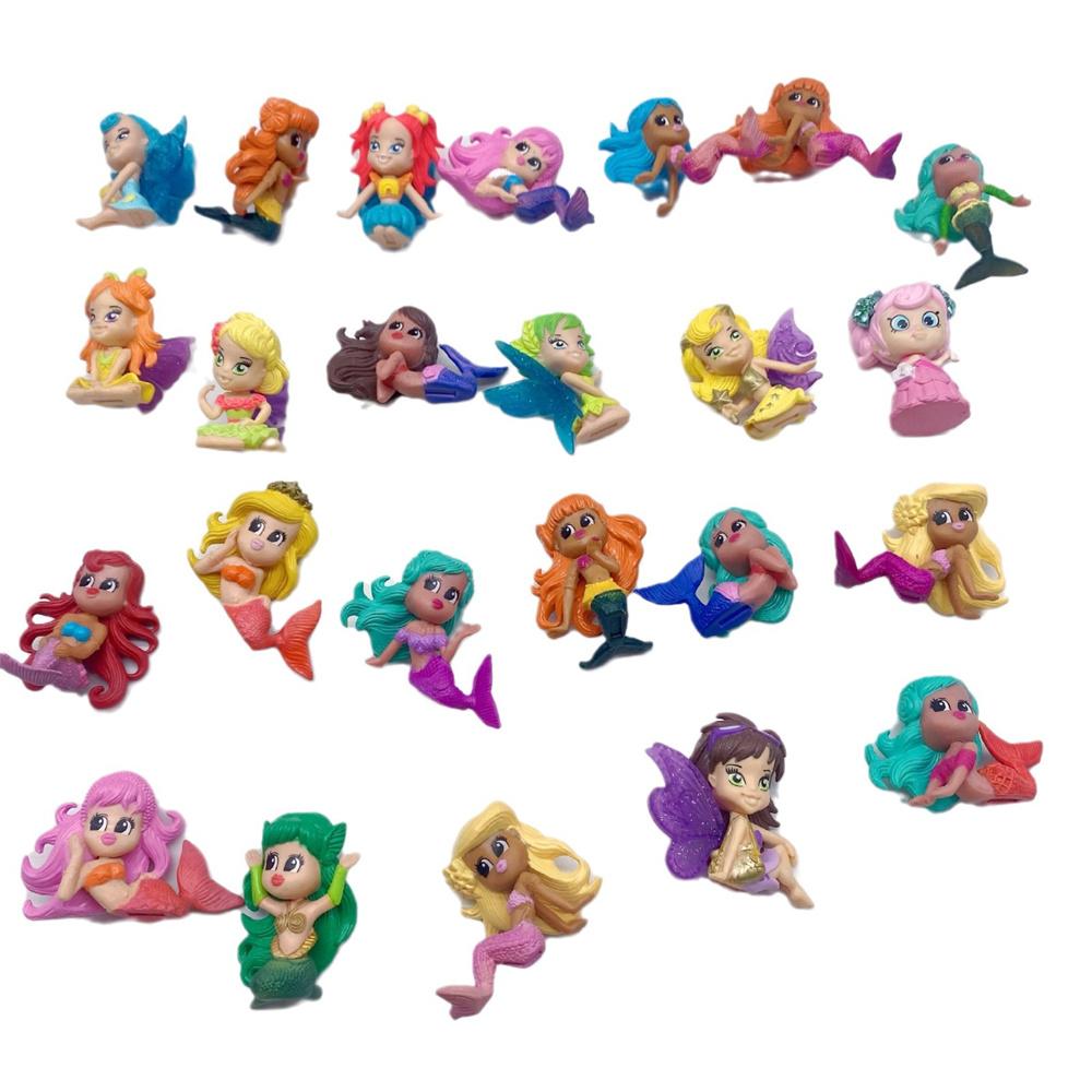 Multi Style 3.5Cm~4.5Cm Mermaid Dolls For Boys And Girls Playing House Toy Models