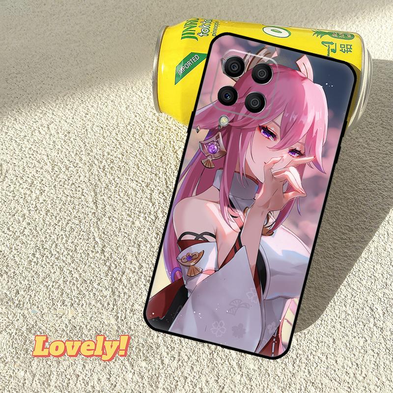 Genshin Impact Yae Miko Case For Samsung Galaxy M52 M36 M06 M16 M56 M33 M15 M55 M31 M13 M12 M14 M53 M32 M35 M34 M54