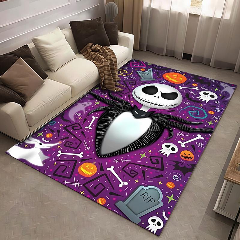 Classic Movie Nightmare Before Christmas Jack Large Carpet LivingRoom Home Decor Sofa Table Rug Anti Slip Chair Lounge Floor Mat