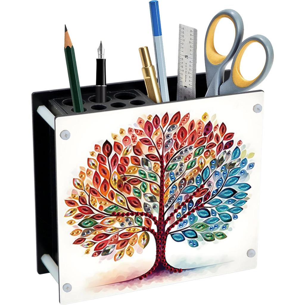 DIY Diamond Painting Kit Special Shape Diamond Pen Container Office Supplies Storage Box Diamond Painting Storage for Desk