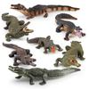 Crocodile Model Set: Small Static Display Reptile Toys