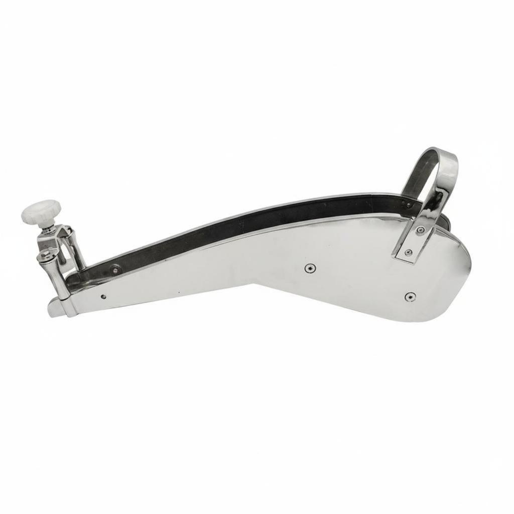 Stainless Steel Anchor Bracket Polished Silver Marine Hardware Black Insert