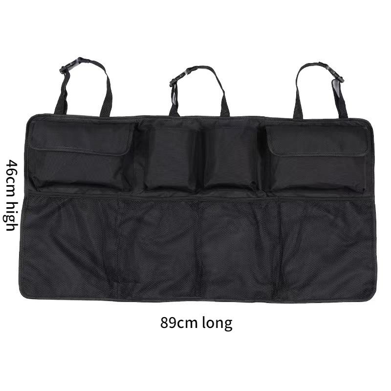 Back Seat Car Trunk Hanging Storage Bag Organizer 600D Oxford Waterproof Multi-pocket Car Trunk Storage Bag Hanging Organizer