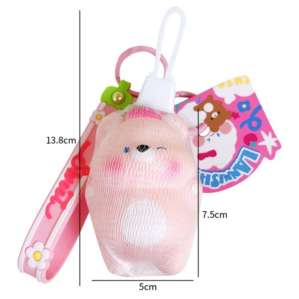 Cartoon Animals Bear PU Slow Rebound Squeeze Bear Fidget Keychain Bear Squeeze Toy  Children Toys