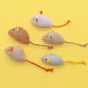 Plush Mouse Cat Toy Soft Stuffed Mouse Toy with Rope Tail Prefilled Catnip Mouse Toy for Indoor Cats Play Hunting And Exercise