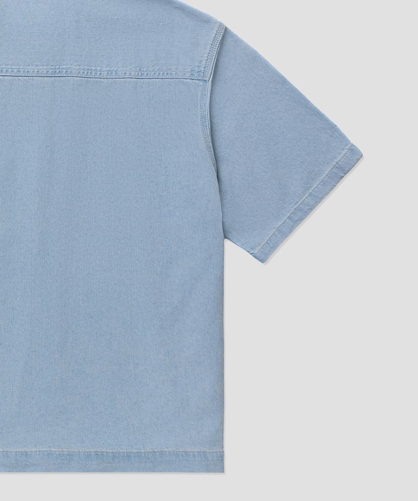 Dickies Oversized Pocket Denim Shirt Fog Blue