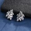 Elegant Temperament Women's Stud Earrings Copper Inlaid Zircon Bridal Earrings Wedding Photography Earrings Cross-border Trade Hot-selling Earrings