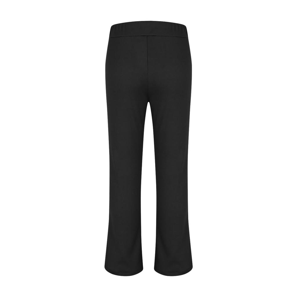 Children's Bell-Bottom Pants With Elastic Waistband And Pockets In Color