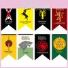 Thrones Of Game Pattern Printing Swallowtail Flag Outdoor Decoration Fashion