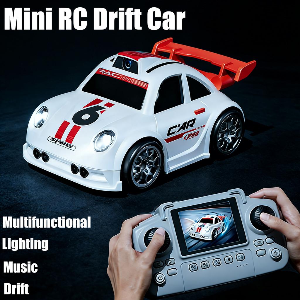 2026 C6 RC Drift Car with Dual Mode Lights Sound Camera Screen Control Smart Induction Follow Kids Toy Gift for Boys and Girls