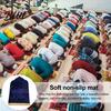 Strapazierfähige Bodenmatte für Kinder Rutschfeste Unterseite Teppich Verdickt Islamisches Gebet Elegantes Design Herren Damen