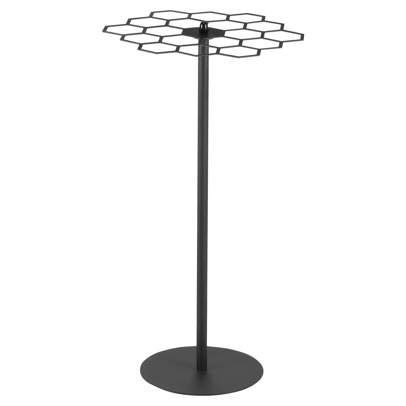 

360° Rotatable Medal Storage Rack Tabletop Medal Hangers Metal Display Storage Rack for about 45 Medals Organiser Holder чёрный