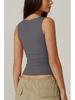 2025 European & American Women's Trendy Square Neck Slim Sleeveless Vest
