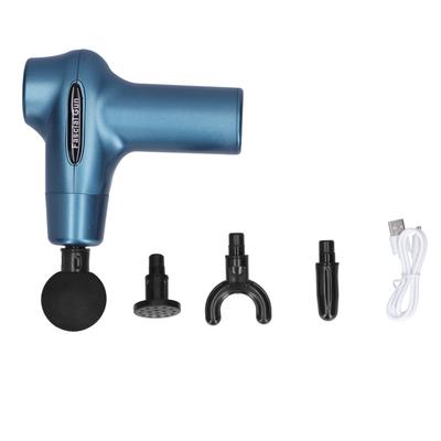 LCD Electric Muscle Massager Strong Motor Vibration Relaxation Fitness Muscle Massager (Blue)