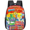 SuperThings Kindergarten Bags Funny Cartoon Backpack Waterproof Kids Bookbag SUPERTHINGS School Bag for Boys Girls Mochila