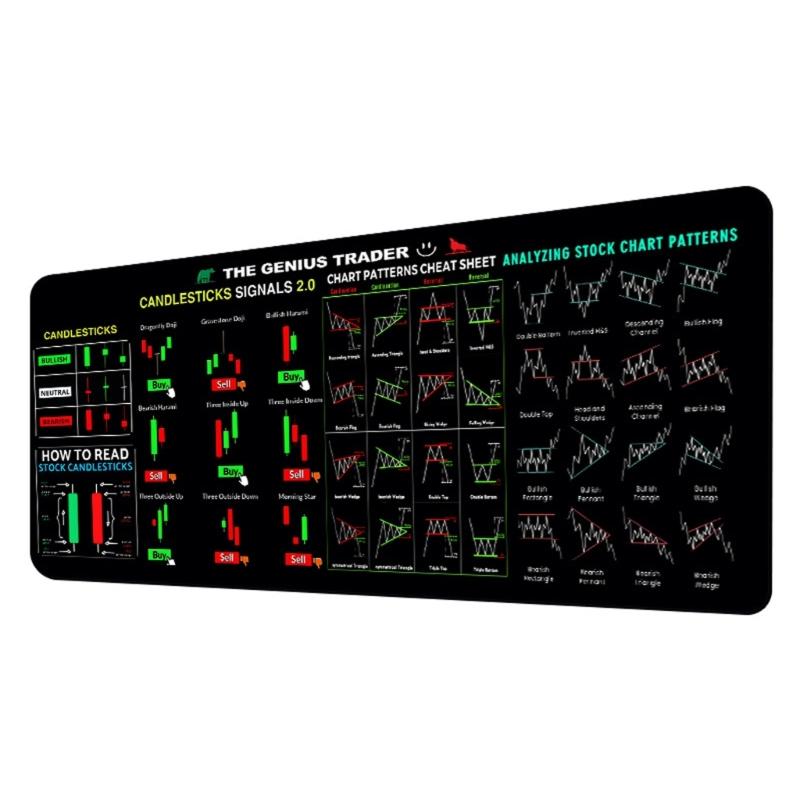 Computer Mousepad AntiSkid Rubber Backing Easy Clean Fabric Top Workspaces Protections Desk Mouse Pad Accessories
