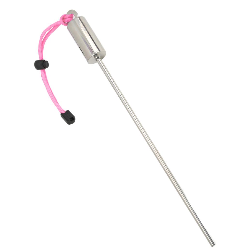 TOOKE 30cm Tauchstock Zeigestab mit Skala Unterwasser Shaker Geräuscherzeuger mit Lanyard Pink
