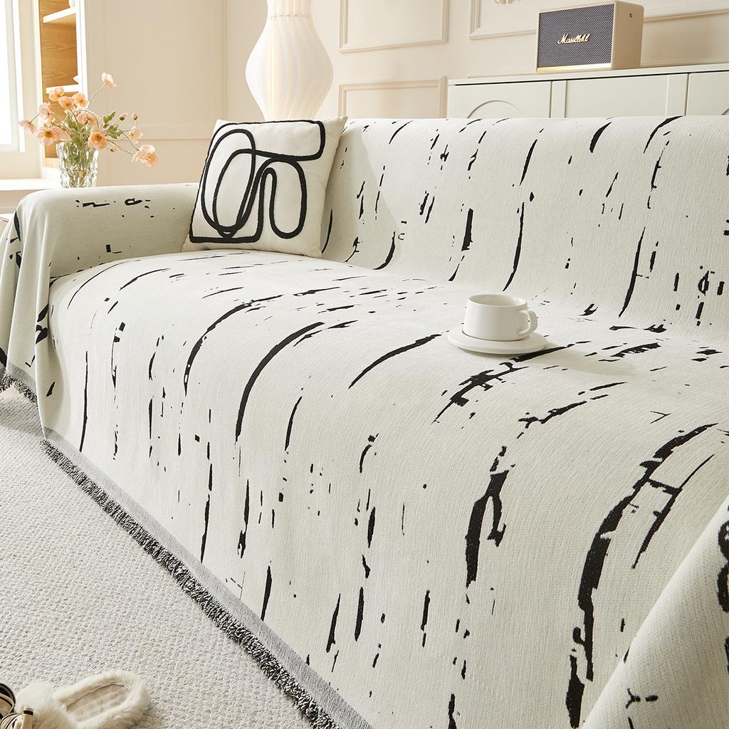 Sofa Cover Towel High Sense Sofa Cover Four Seasons Universal Sofa Towel Non-Slip Anti-Cat's Paw Pujiang Sofa Cover All Inclusive