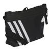Adidas Polyester Shoulder Bag, Crossbody Bag Regular Unisex Black Adidas HT4765