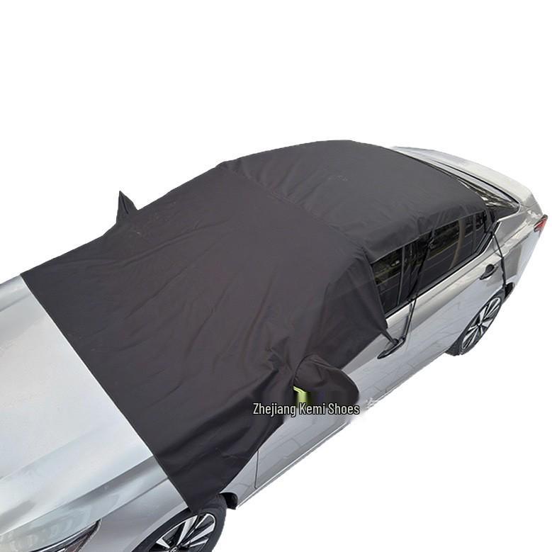Universal Heavy-Duty 600D Oxford Cloth Winter Car Snow Cover for Windshield and Roof