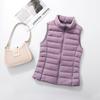 2025 Women's Lightweight Slim Fit Fashion Down Vest - Thin White Duck Down Jacket