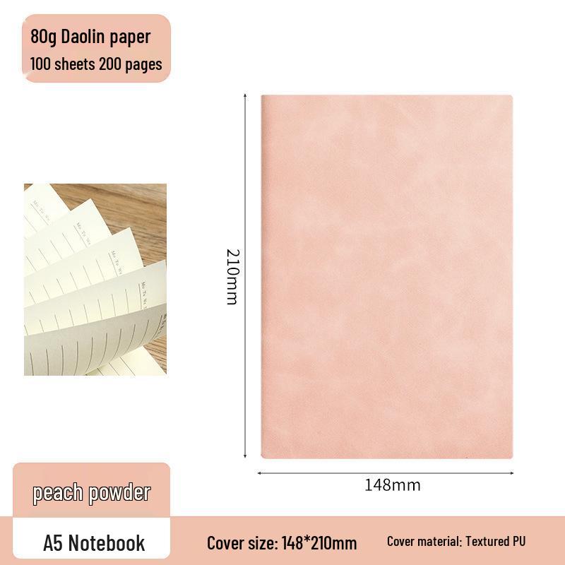 A5 Softcover Journal for Business Meetings and Student Notes