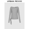 UR Women's Hollow-out Lace-up Long Sleeve T-shirt