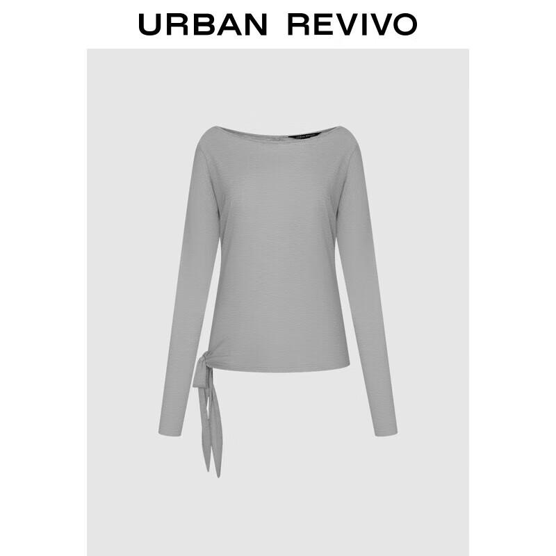 UR Women s Hollow-out Lace-up Long Sleeve T-shirt M