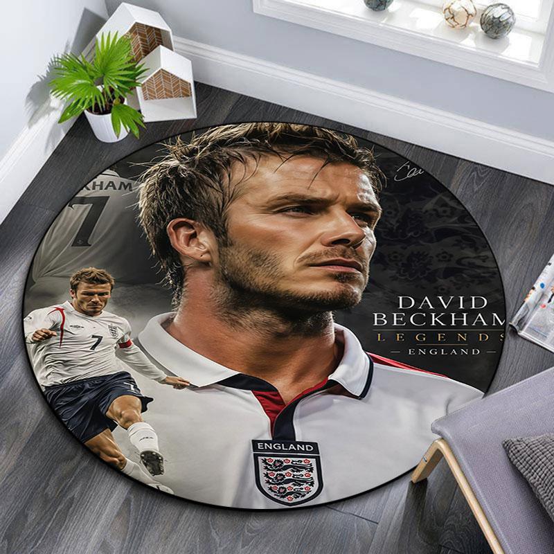 Becks pattern round rug,Carpet Rug for Living Room Bedroom Playroom ,Non-slip Floor Mat,Holiday Gifts and Birthday Gifts.