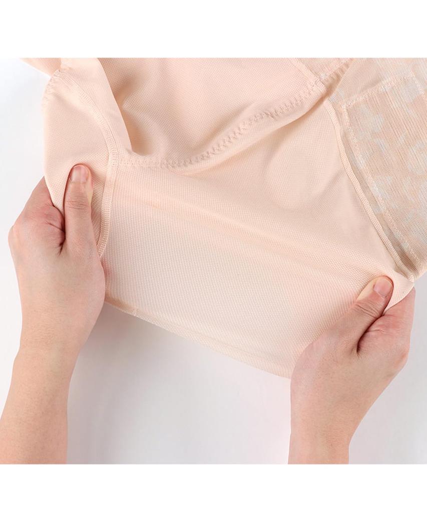 Wacoal Skin Lift Lifts Lower Body Short Can Be Worn GRC372 BE Girdle, Moisture-Resistant, Sagging, Length, Alone, 70/M