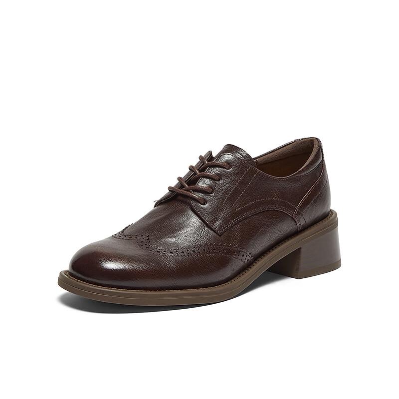 Bata Women s British Style Sheepskin Brogue Oxford Shoes 38