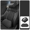 Adjustable Neck Pillow for Car Travel Universal Memory Foam Headrest Pillow Ergonomic Support Auto Breathable Nappa Leather Seat Cushion Long