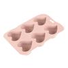 Heart-Shaped Silicone Cake & Muffin Molds - Oven-Safe Baking & Pudding Cups