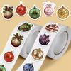 Creative Christmas Ball Stickers - 500 Sheets for Journal, DIY Phone Case, Notebook Decoration