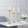 3Pcs/Set Minimalist Retro Style Candlestick Holder Metal Candlelight Dinner Props  Wedding