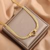Heart Necklace Pendant Necklace Hollow Heart Charm Necklace Stainless Steel Texture Neck Jewelry for Expressing Love