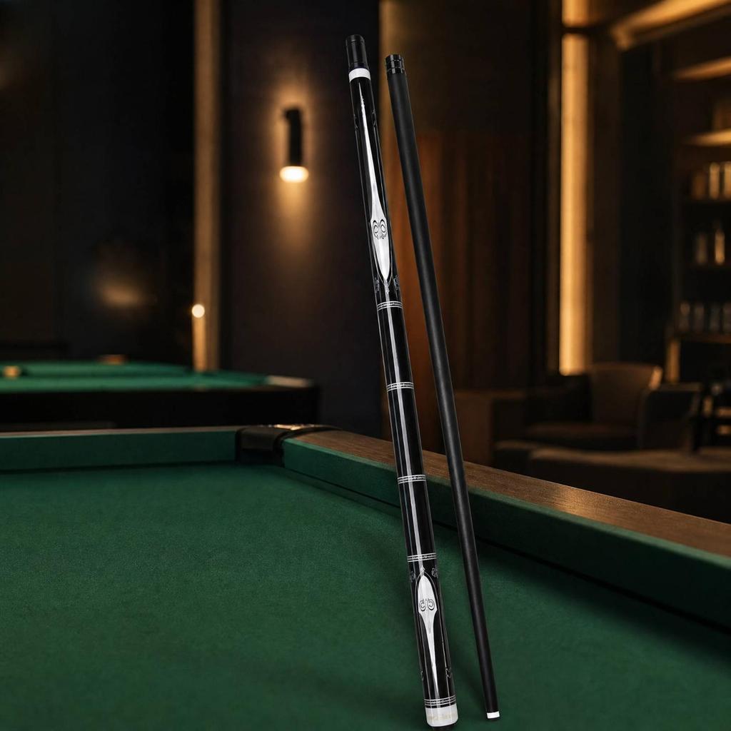 2-Piece Pool Cue Warp-Resistant Billiards Equipment Responsive