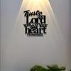 Metal Bible Verse Wall Art Proverbs 35 6 Inspirational Christian Home Decor