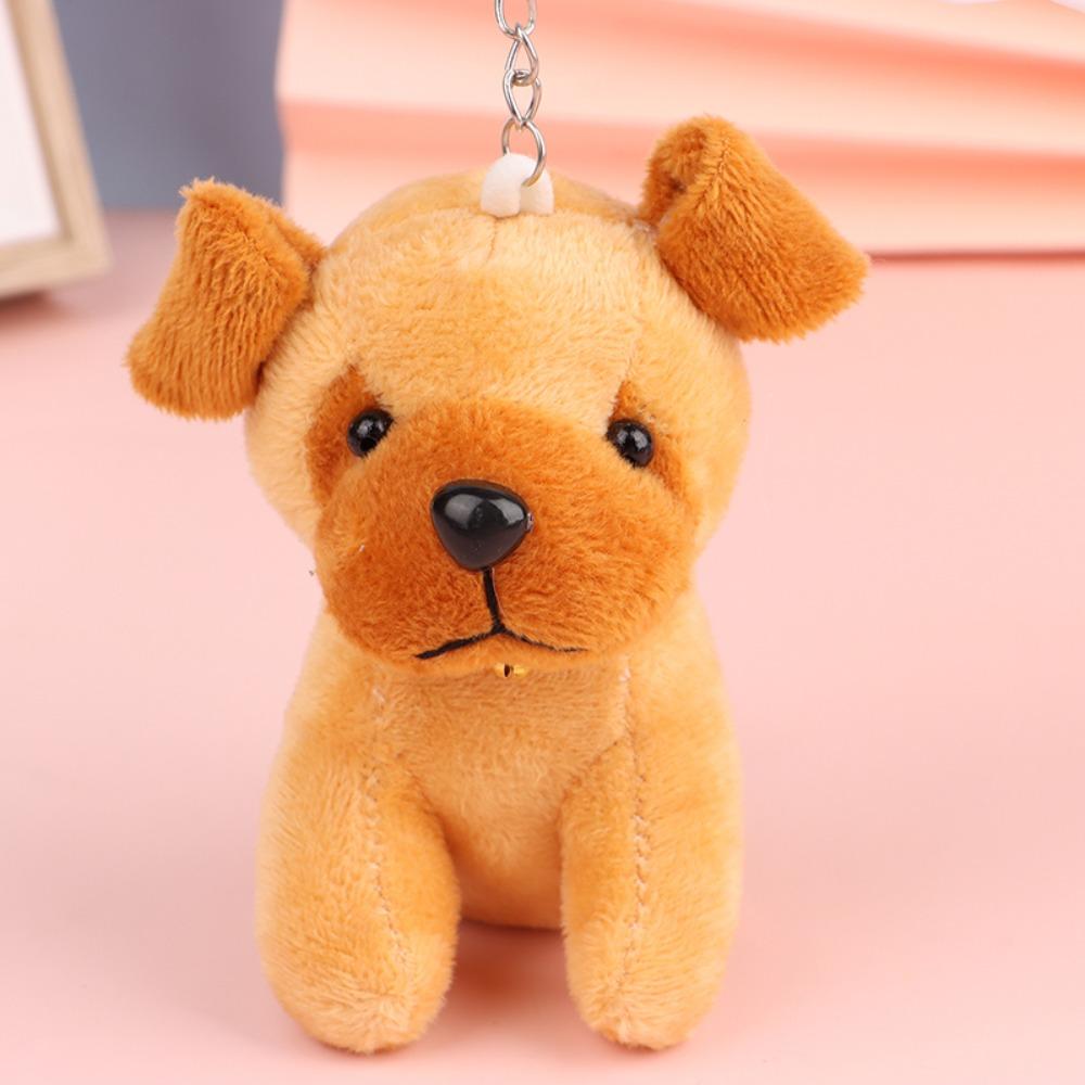 Cartoon Cartoon Wolf Dog Keychain Plush Doll Wolf Dog Stuffed Doll Key Ring Bag Decor