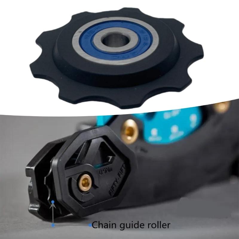 Bicycles Drive Line Guide Roller Guide Wheel Bicycles Chain Guide Wheel Smooth Functioning Chain Guide Cycling Accessory