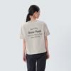 Aerocool Women's Color Semi-Crop Short-Sleeve T-shirt Light Beige (S25MWFTS77)